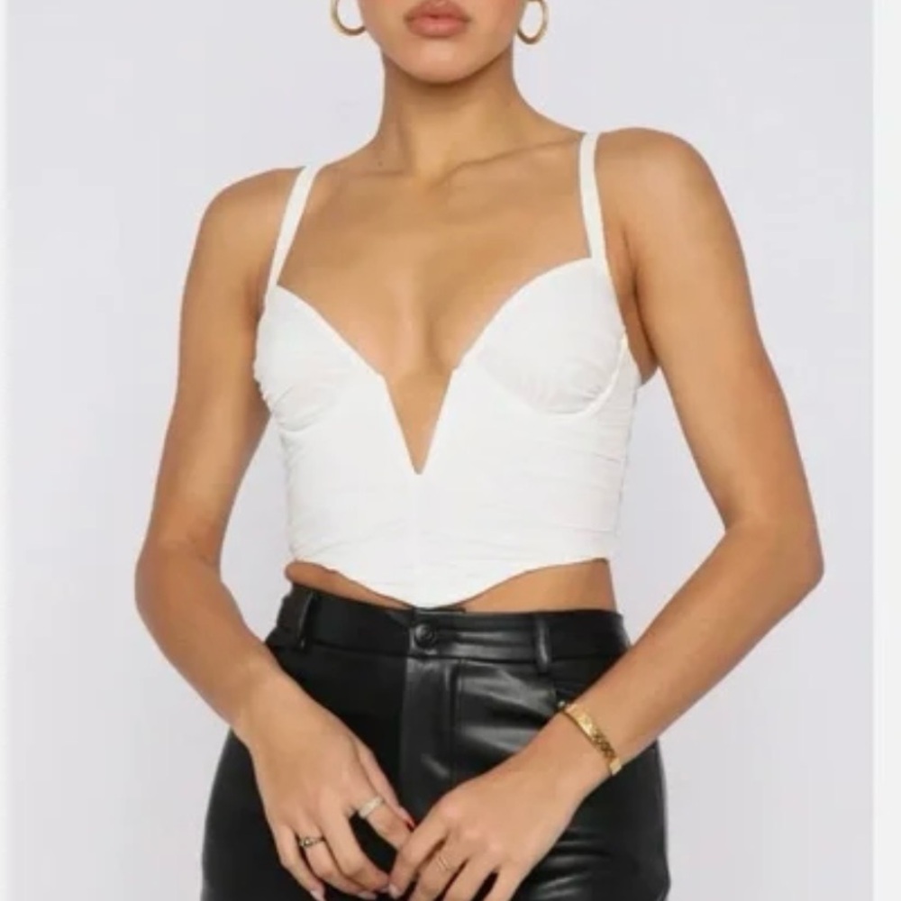 white fox boutique forget it bustier